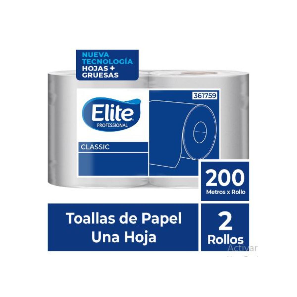 ELITE - PAPEL TOALLA ELITE CLASSIC 2 ROLLOS