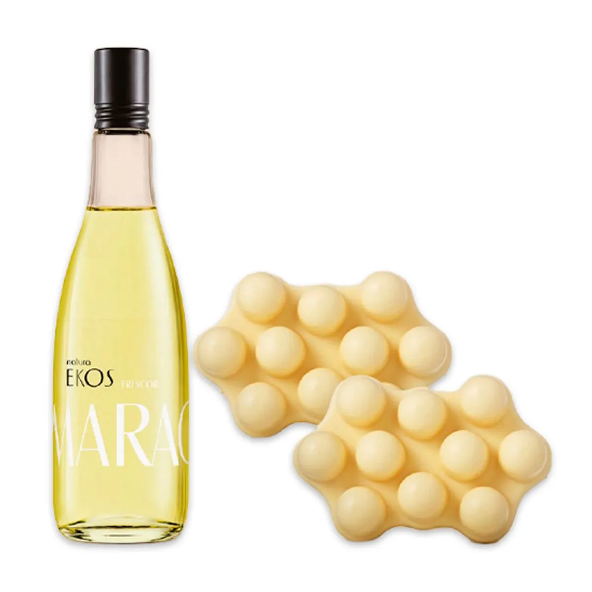 NATURA - Ekos Maracuyá Frescor 150ml con 2 Jabones Masajeadores