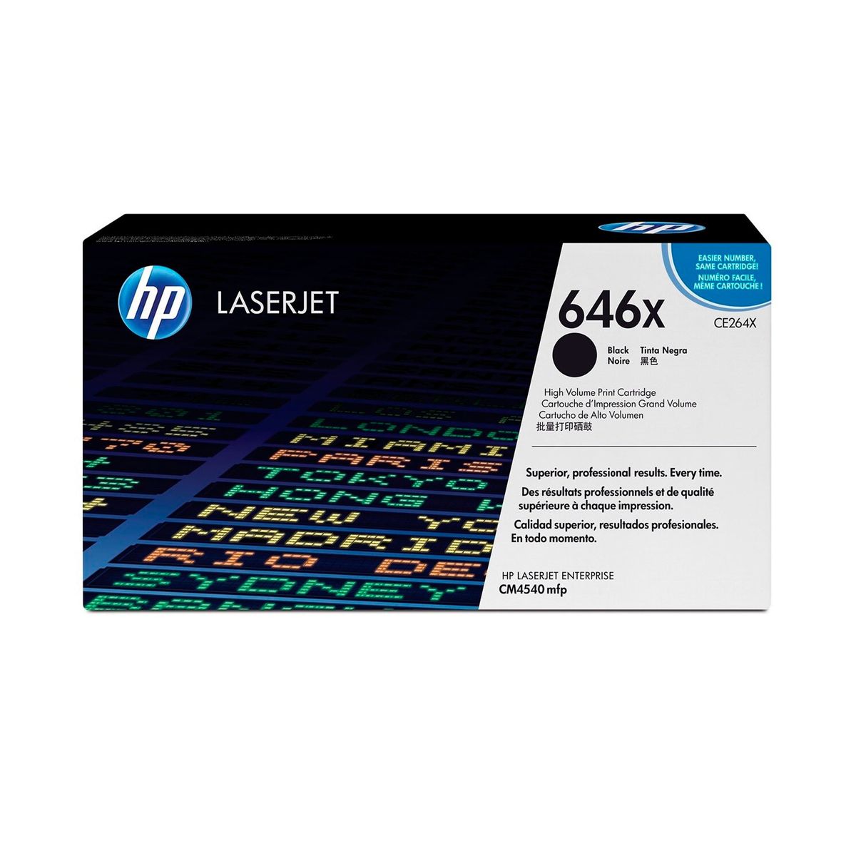 HP - TONER HP CE264X 646X LJ CM4540 NEGRO 17KPG PN  CE264X