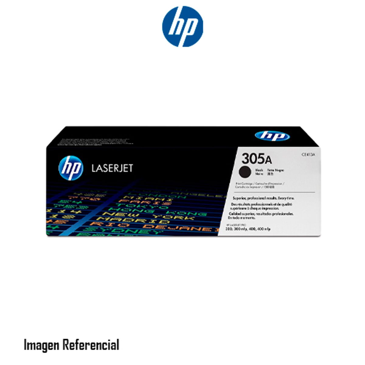 HP - TONER HP CE410A 305A LJ PRO 400 NEGRO 2200PG PN CE410A