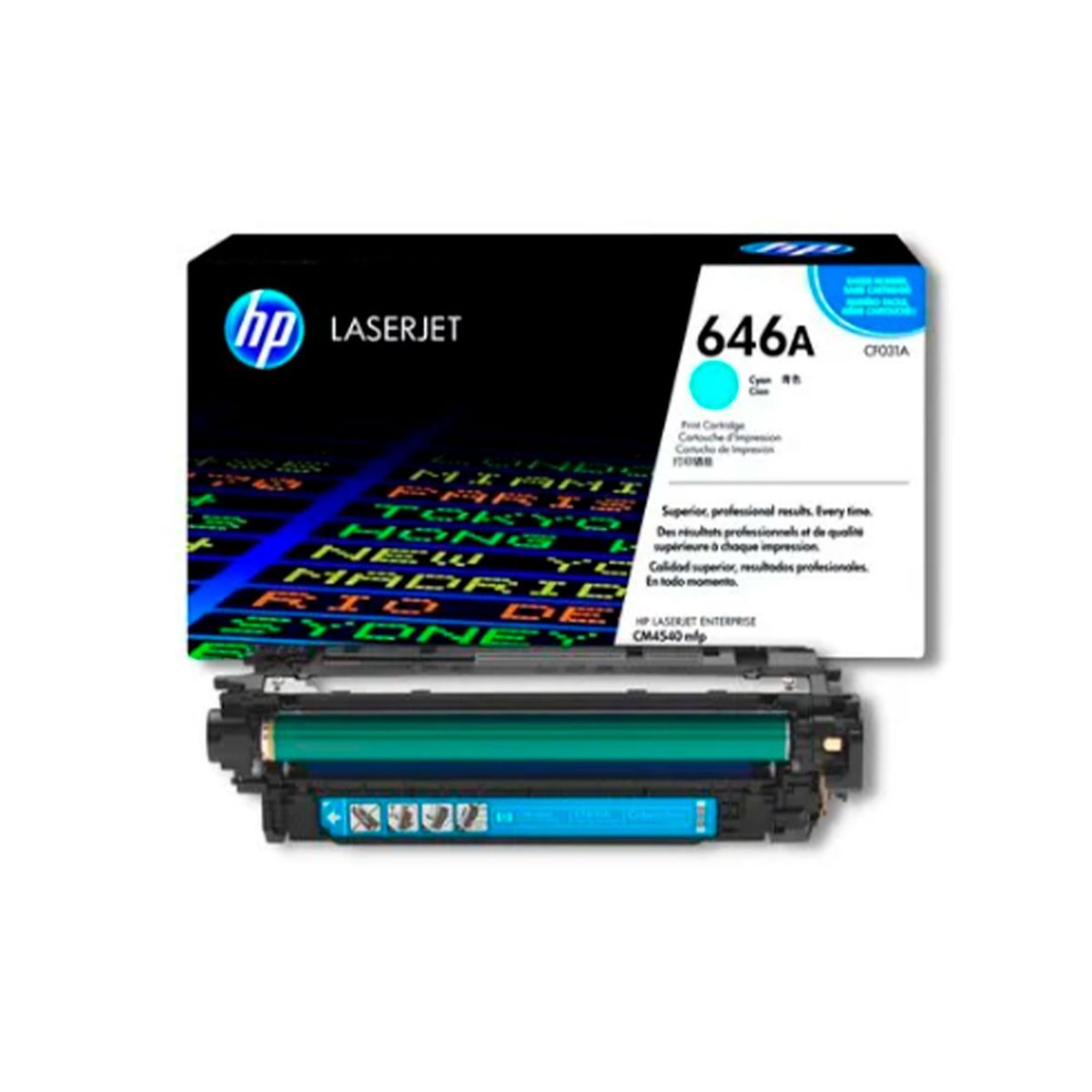 HP - TONER HP CF031A 646A LJ CM4540 COLOR  CYAN PN CF031A