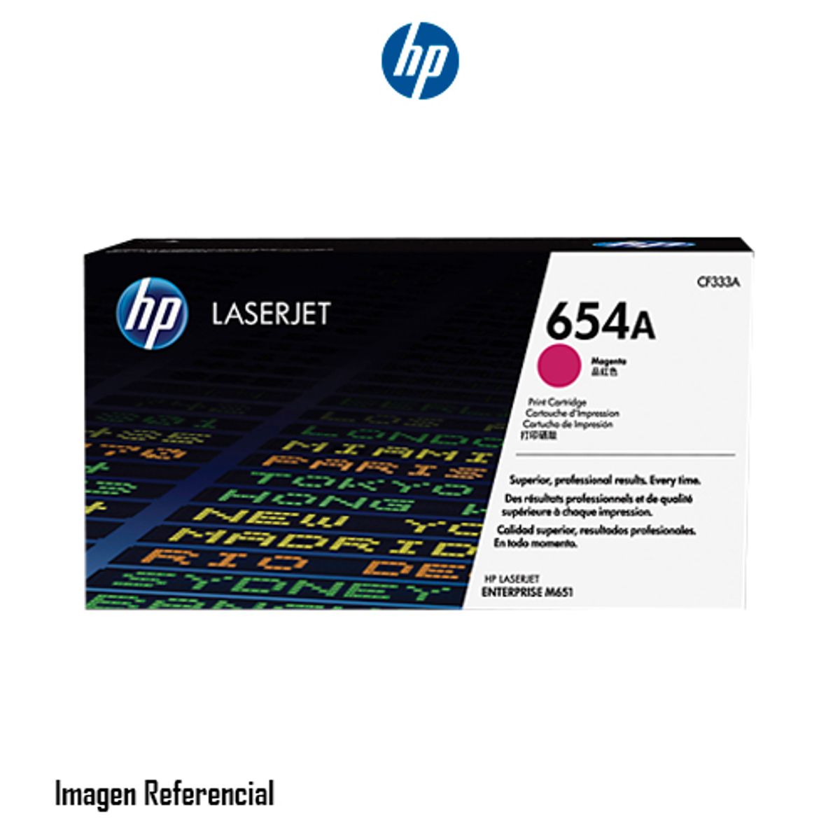 HP - TONER HP CF333A 654A ENT M651 MAGENTA 150K PG PN CF333A
