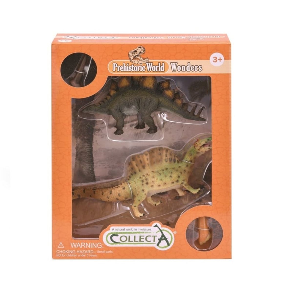 COLLECTA - Figuras de animales Collecta Spinosaurio + Estegosaurio