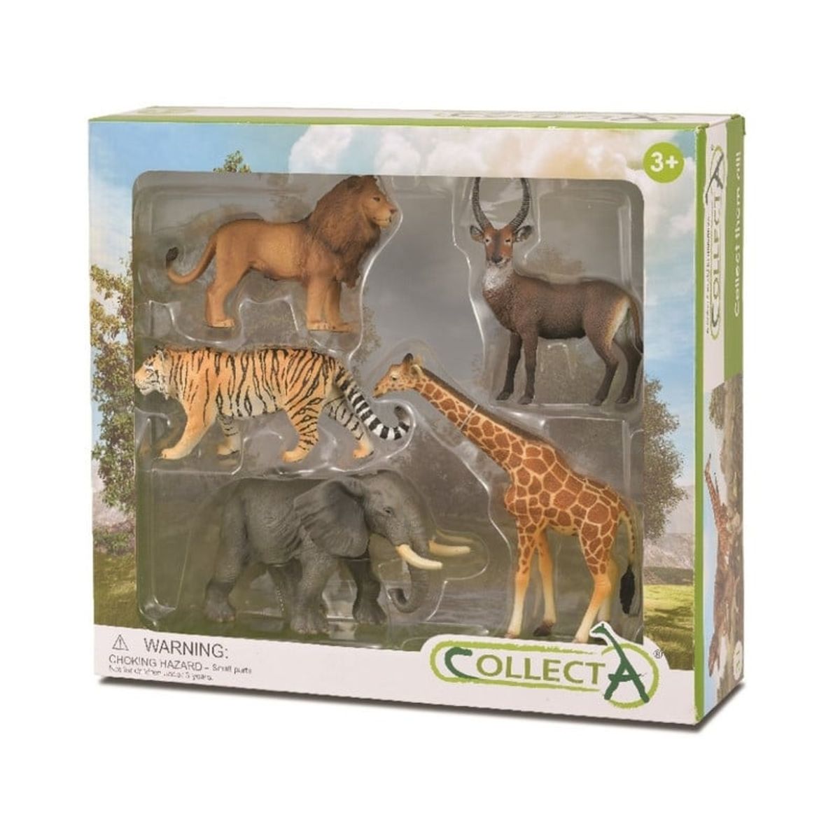 COLLECTA - Figuras de animales Collecta 5 piezas Animales Salvajes