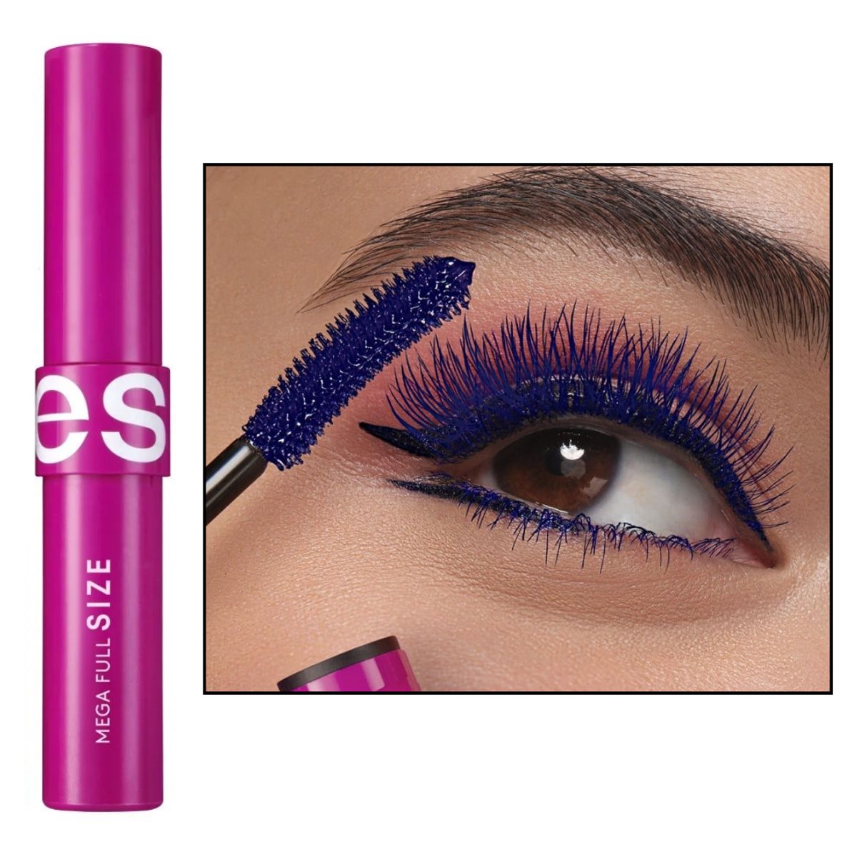 ESIKA - Rimel máscara de pestañas Mega full Size APA ÉSIKA AZUL