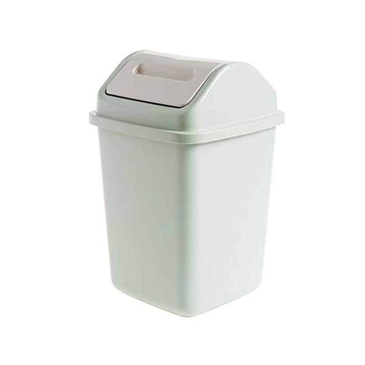 GENERICO - Papelera Elegante Vintage Con tapa Abatible Multiuso Celeste