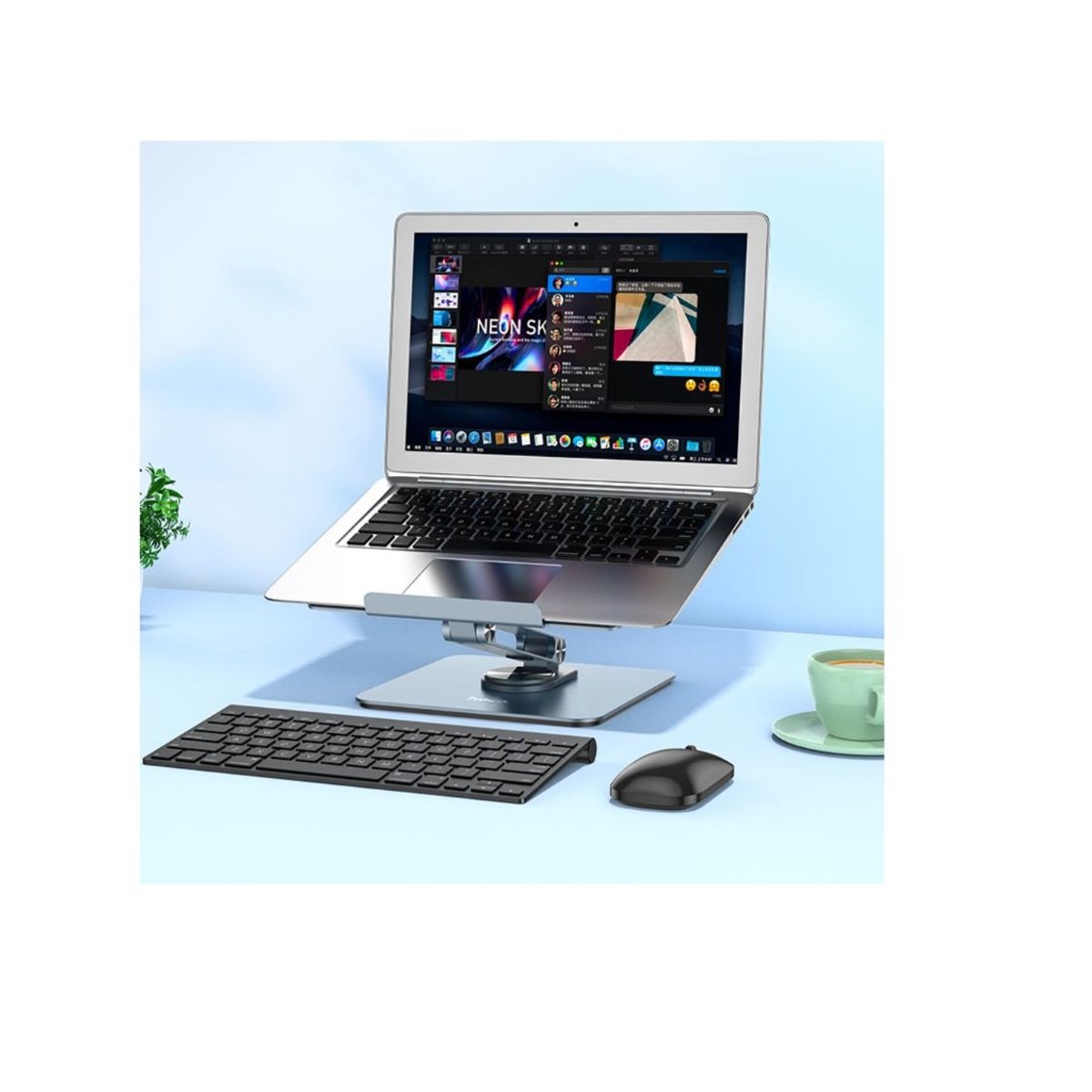 HOCO - Soporte para Laptop y Tablet Plegable Giratrio 360 HOCO PH52 Plus
