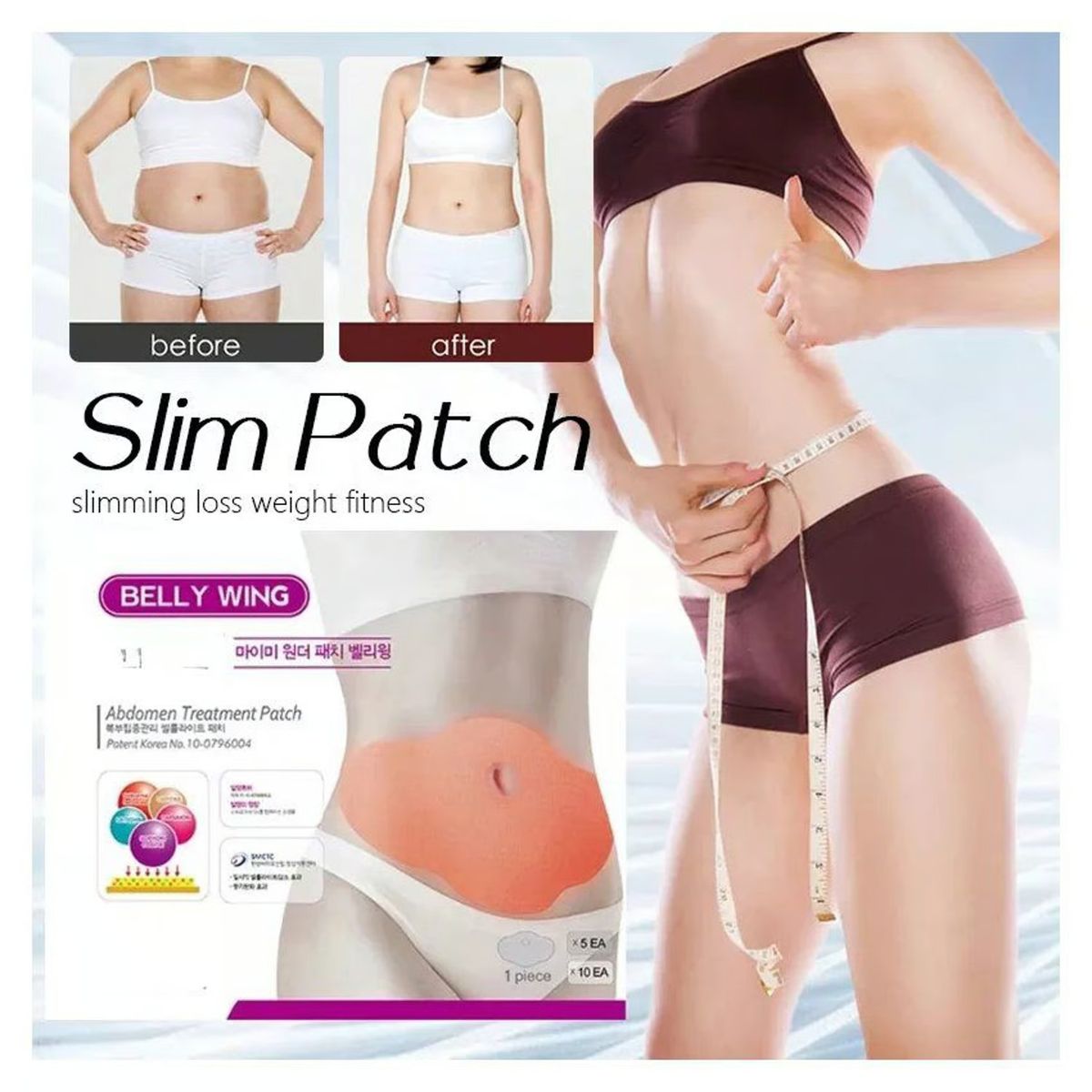 OEM - Parche adelgazante mymi wonder patch original 10 un.