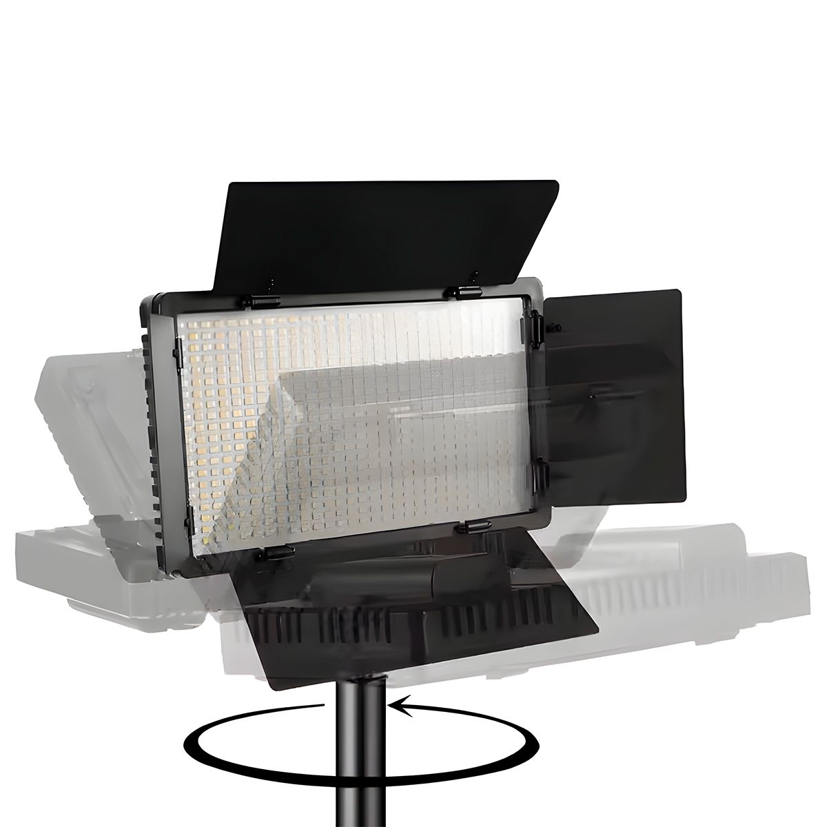 GENERICO - Luz Led Tipo Panel Para Fotografía Con Viseras U600+