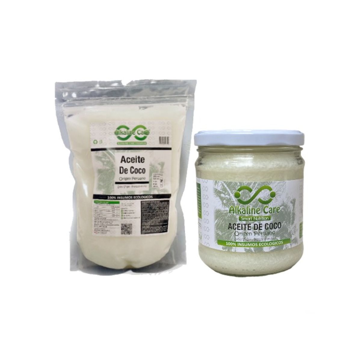ALKALINE CARE - Aceite De Coco Pack 500ml  (Primer Prensado en Frío)