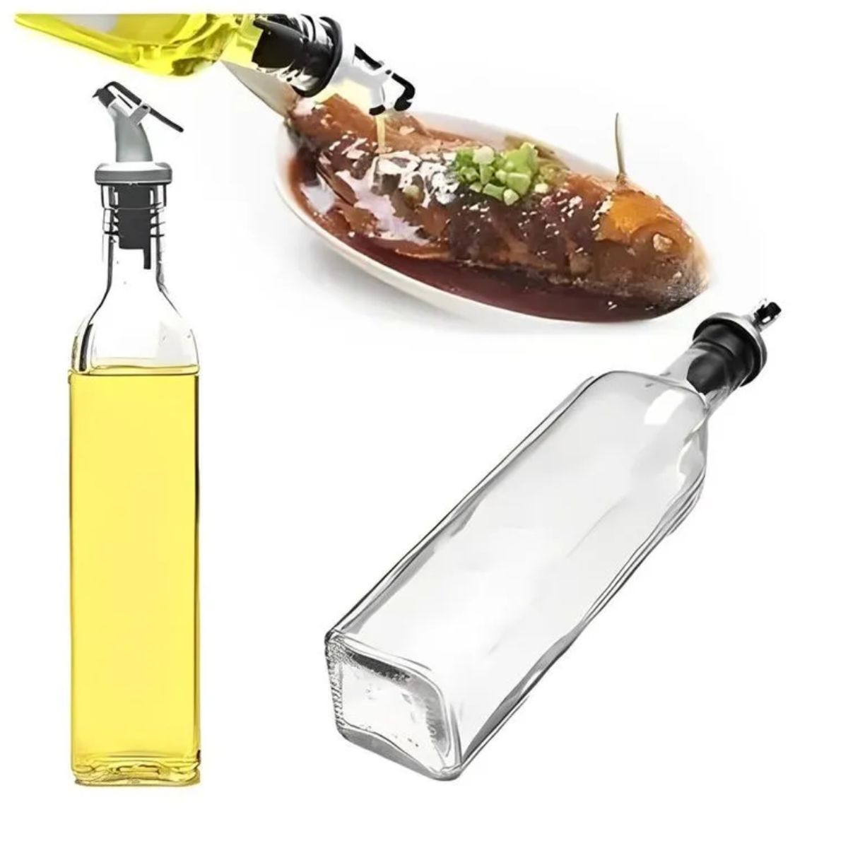 INSPIRA MARKET - Dispensador de Aceite y Especias de Cocina