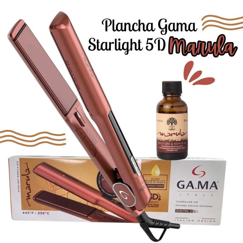 GAMA - Plancha Alisadora Gama Starlight WL 5D Marula