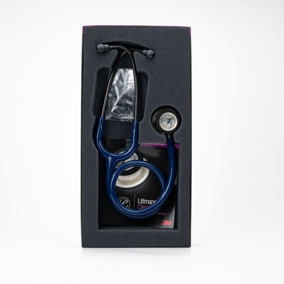LITTMANN - Estetoscopio Littmann Classic III Mirror Chestpiece Azul Marino 5863