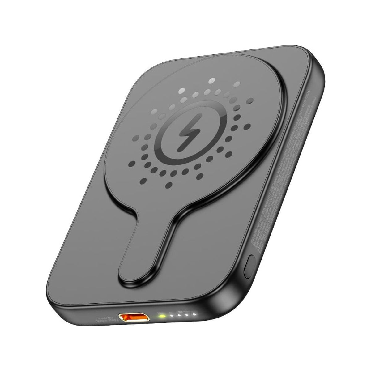 HOCO - Power Bank Hoco J117 Carga Inalámbrica de 5000 mAh Negro