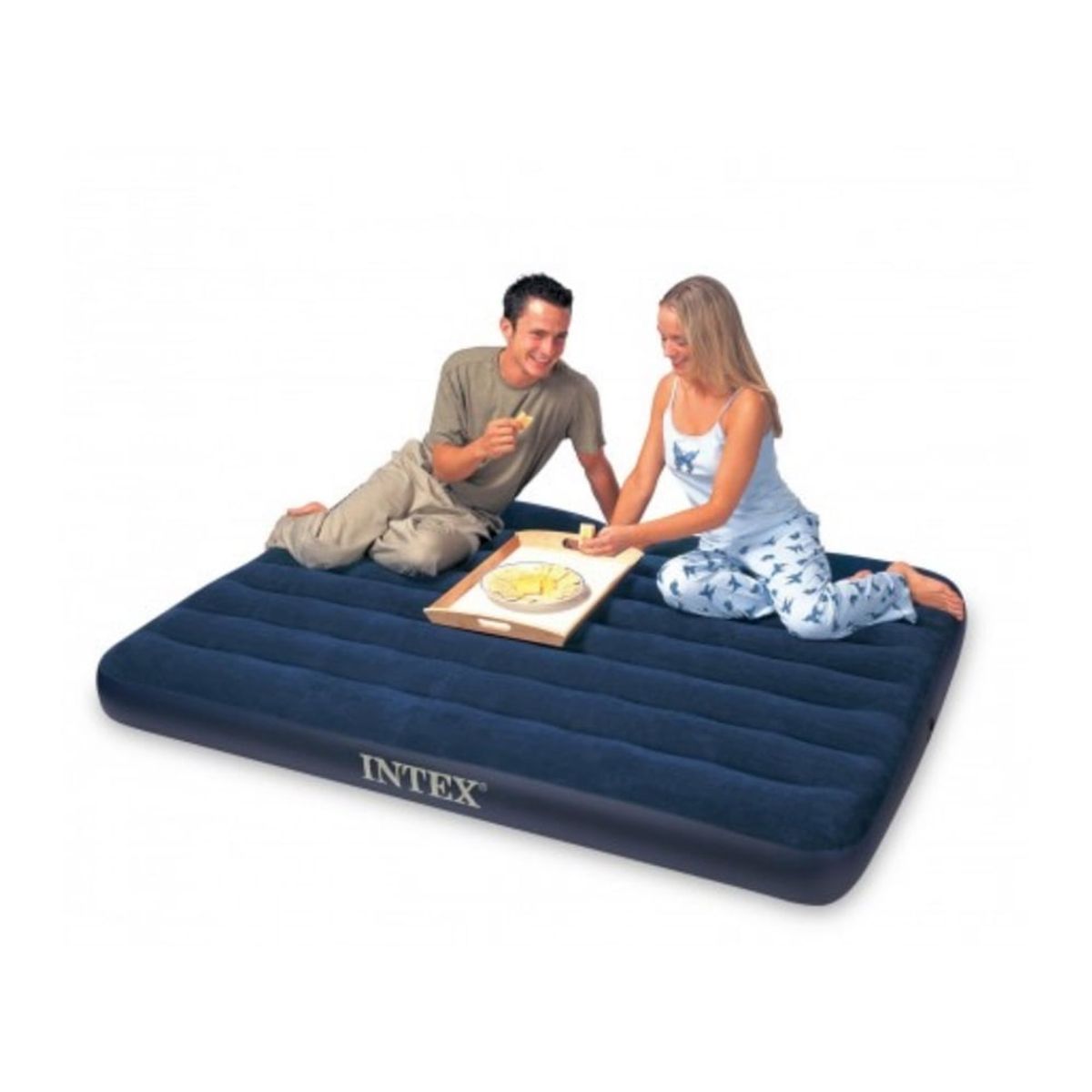 INTEX - Colchón Inflable 2 Plazas  Camping