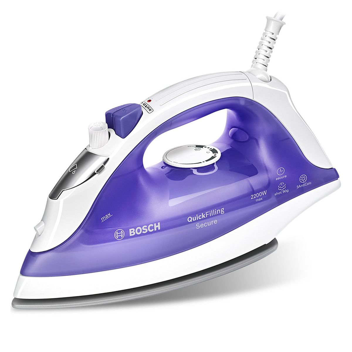 BOSCH - Plancha a Vapor Quickfilling Secure Violeta