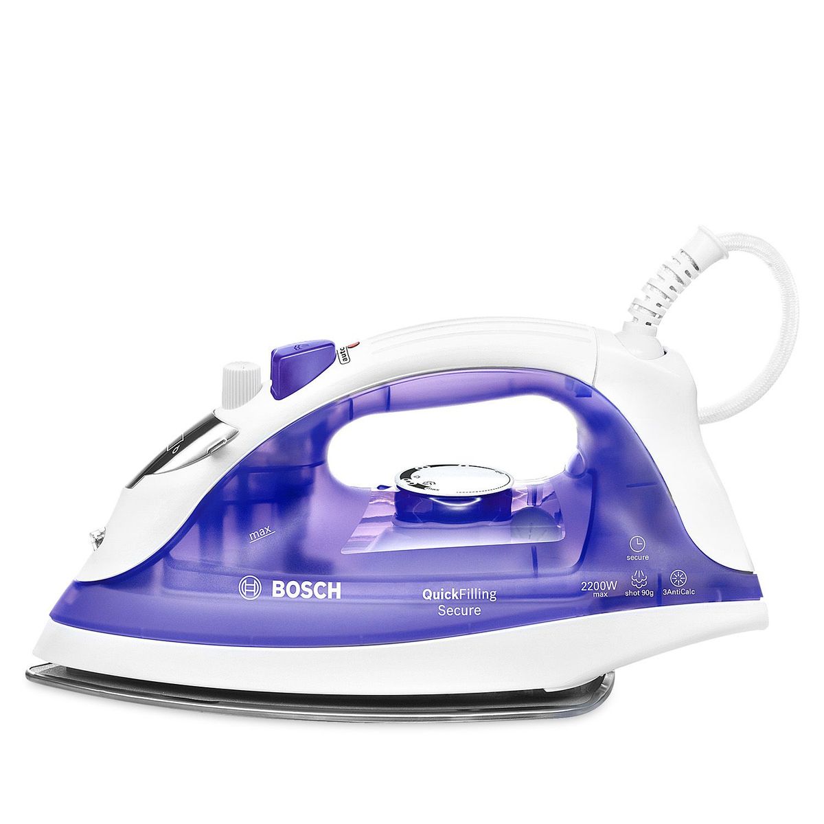 BOSCH - Plancha a Vapor Quickfilling Secure Violeta