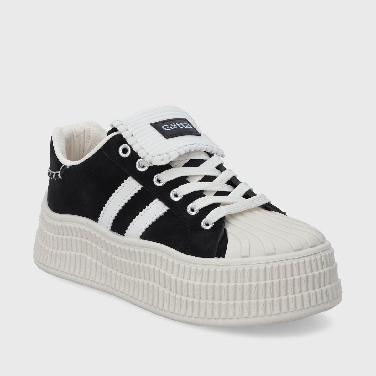 GOTTA - Zapatilla Plataforma Negra Mujer 58021 Gotta