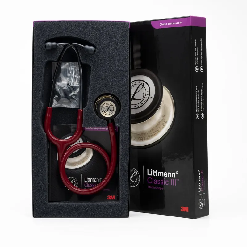 LITTMANN - Estetoscopio Littmann® Classic III™ - Borgoña champagne  - Código 5864