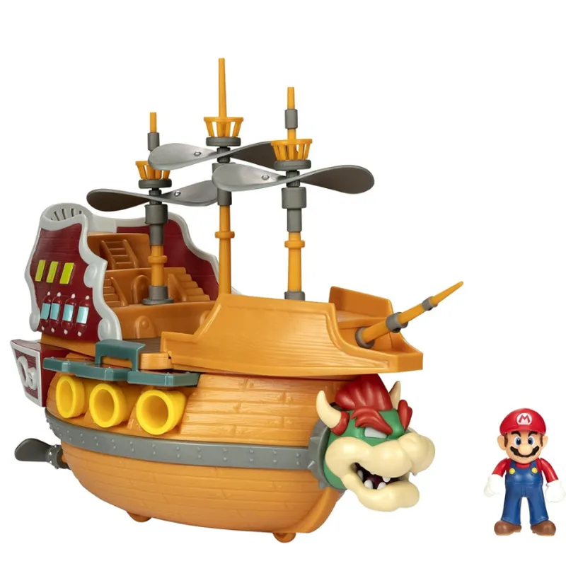 NINTENDO - SUPER MARIO DLX BOWSERS SHIP PLAYSET