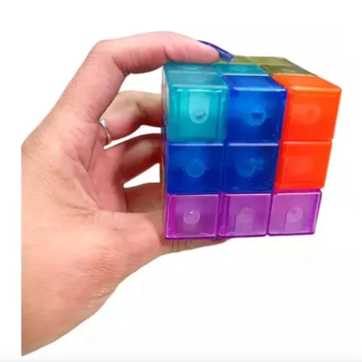 GENERICO - Cubos en Bloques de construcción magnéticos - Cubo Soma