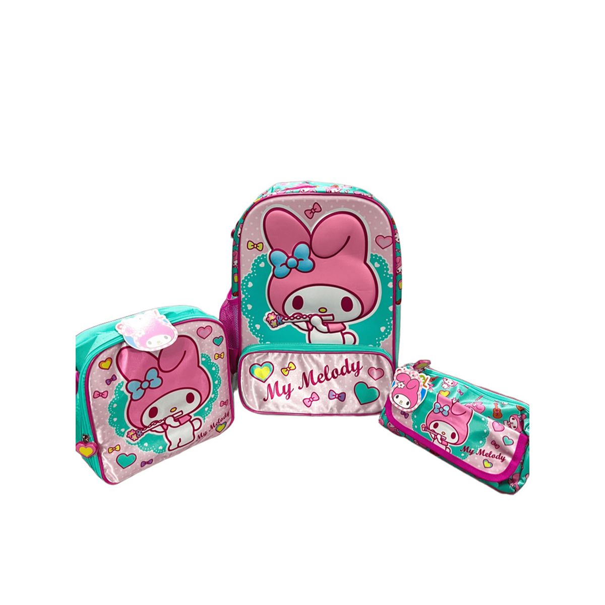 SCOOL - Mochila lonchera cartuchera Scool ranger MY MELODY  Set x 3