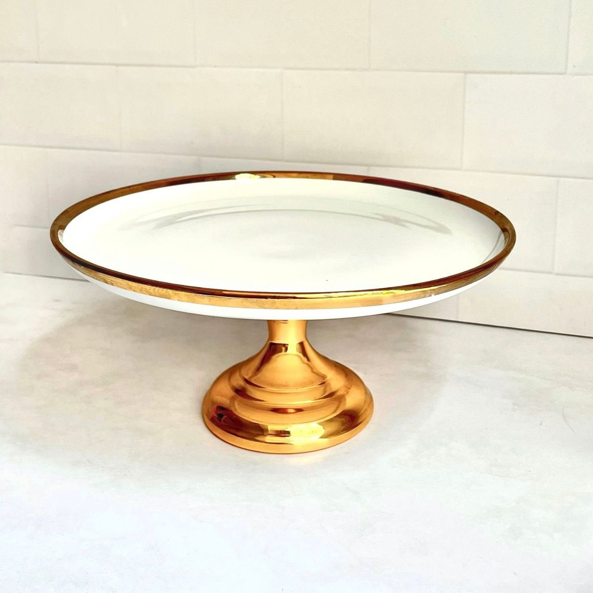 GENERICO - Frutero blanco de loza