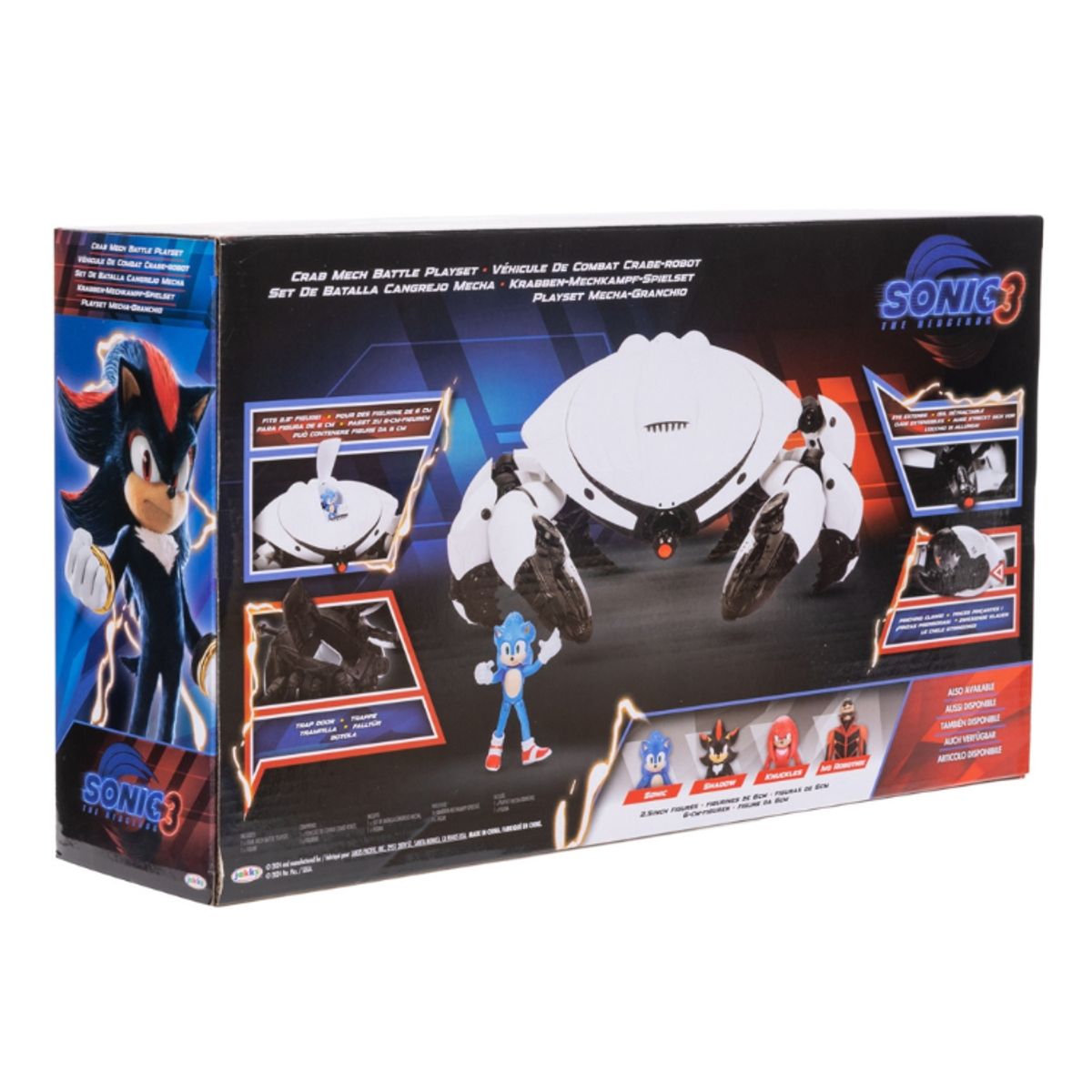 SONIC - SONIC 3 MOVIE- 2.5"  PLAYSET CRAB MECH CON FIGURA