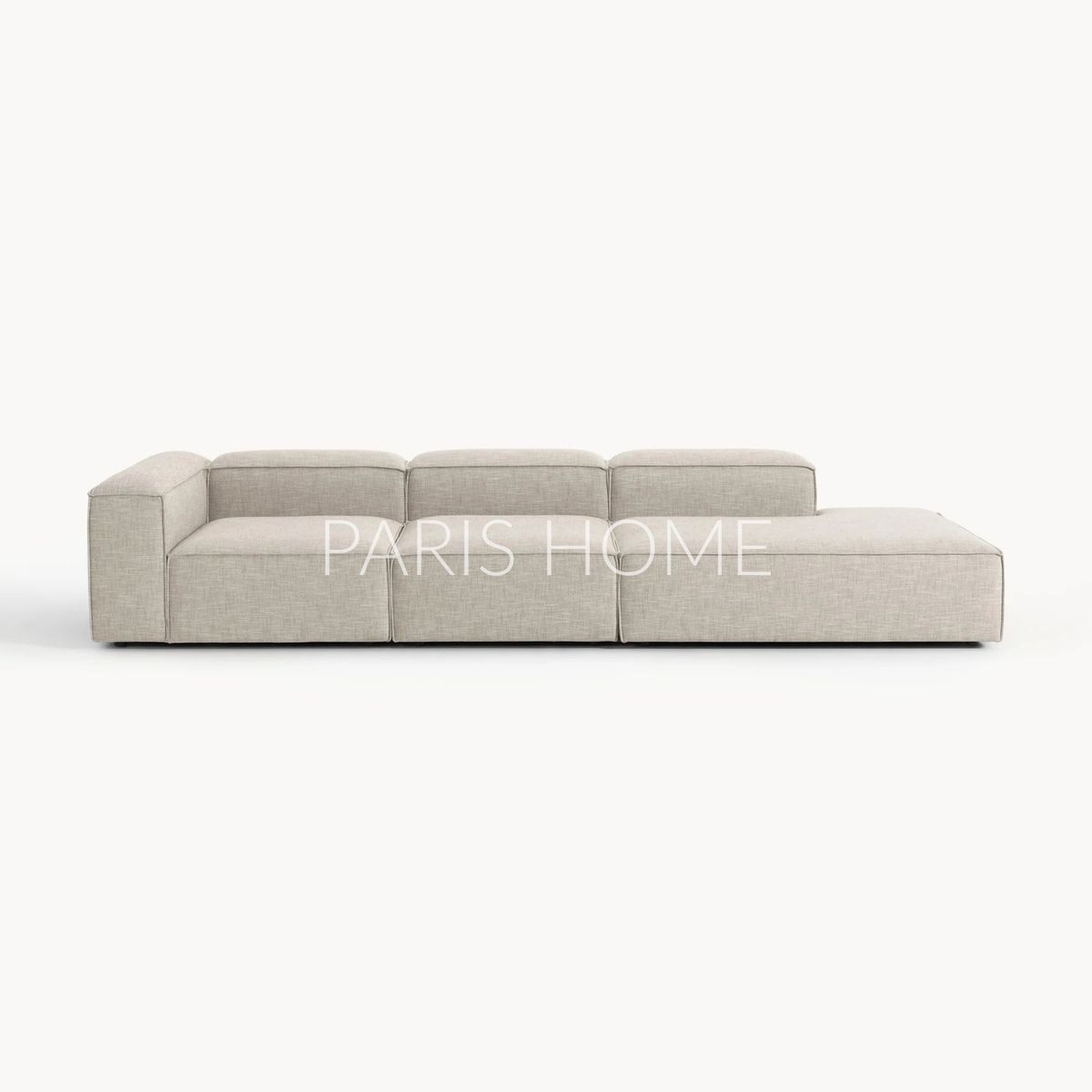 GENERICO - Seccional Izquierdo Divan Modular Grande Monarch Lino - Gris