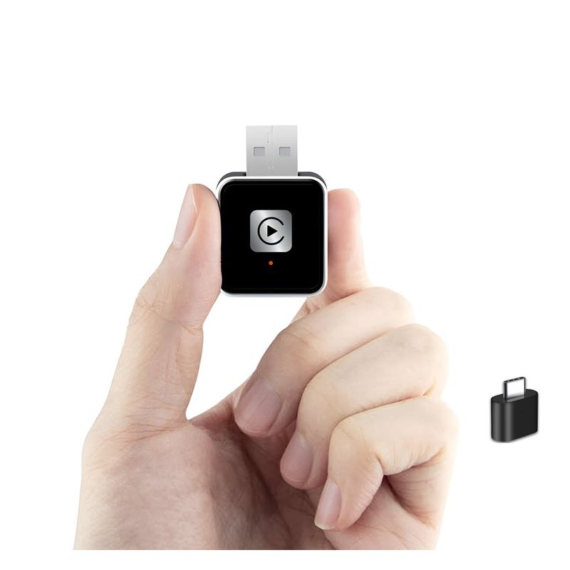 AUTOTECH - Mini-Adaptador Apple CarPlay y Android Auto Inalámbrico Original