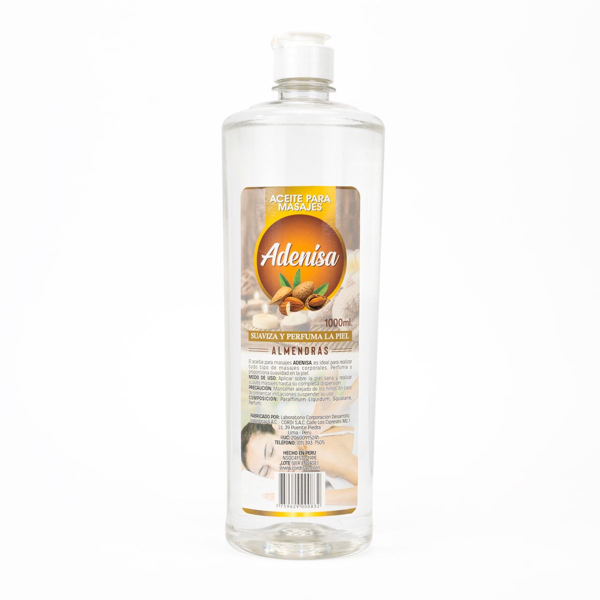 GENERICO - Aceite Para Masajes Almendras ADENISA FCO 1000 ML