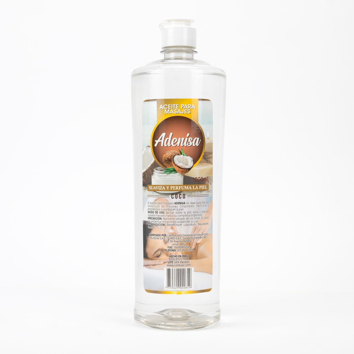 GENERICO - Aceite Para Masajes Coco ADENISA FCO 1000 ML