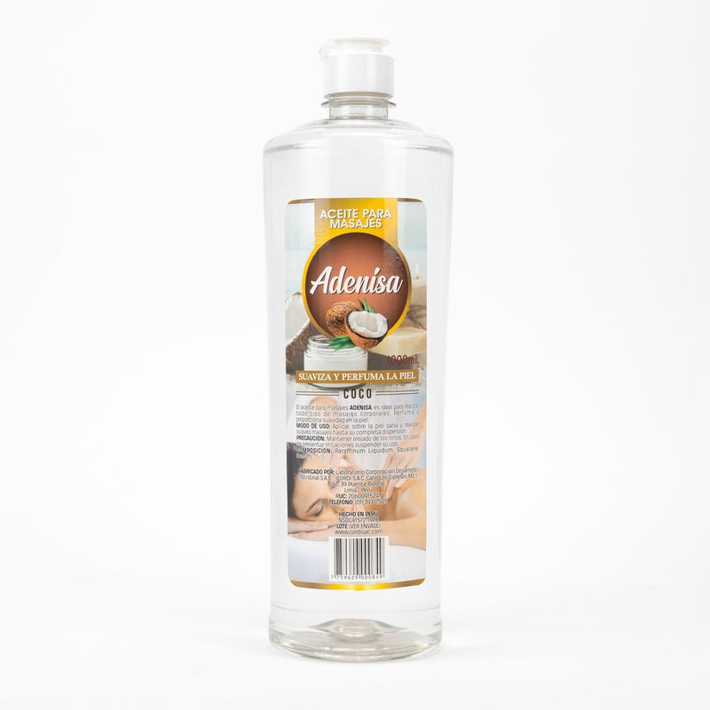 GENERICO - Aceite Para Masajes Coco ADENISA FCO 1000 ML