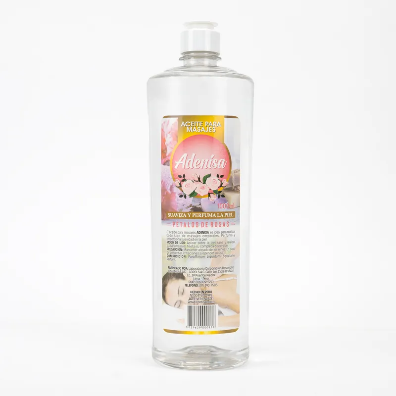 GENERICO - Aceite Para Masajes Pétalos de Rosas ADENISA FCO 1000 ML