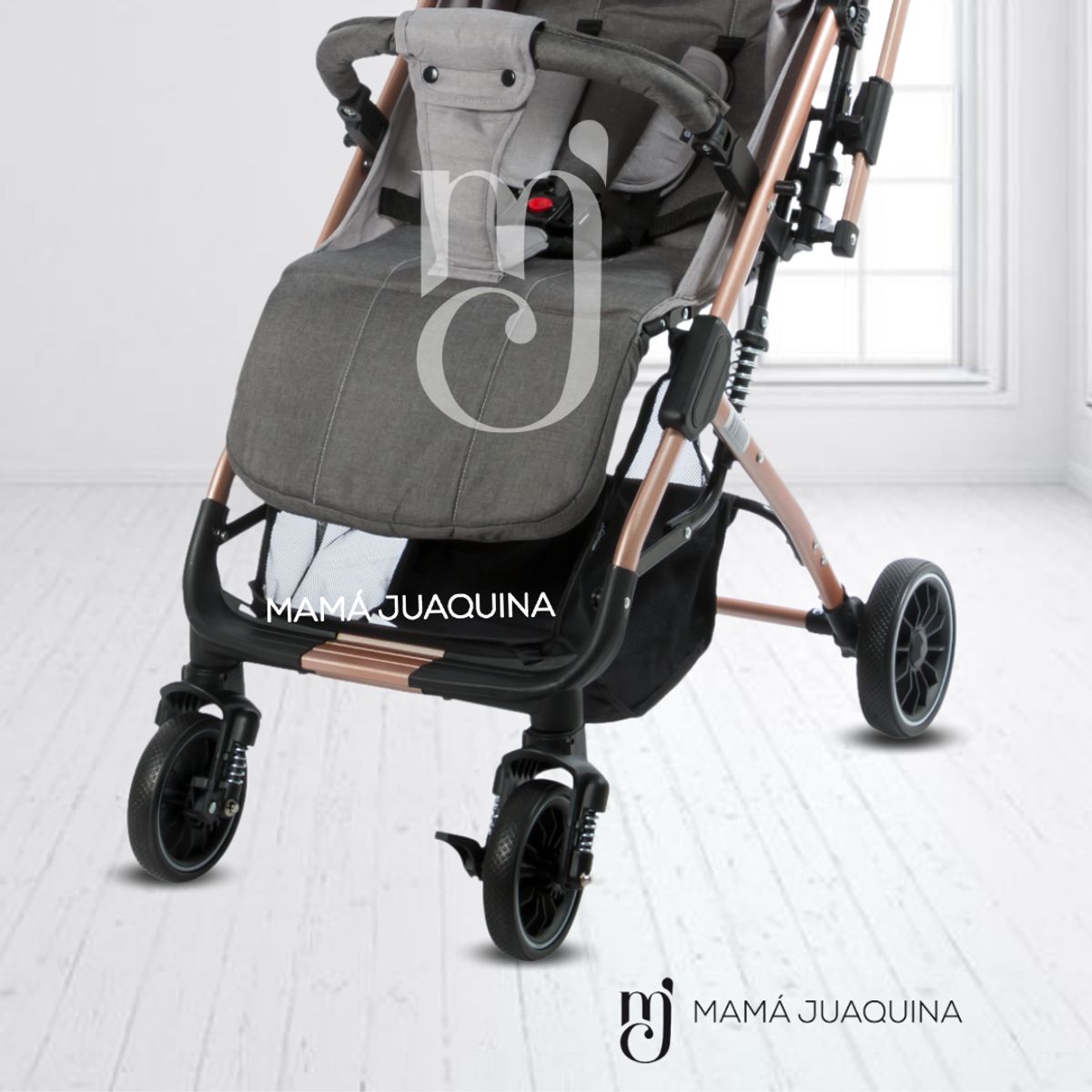 BEAUTIFUL - Coche Maleta para Bebé «PIAMONT» Edición Especial Gray