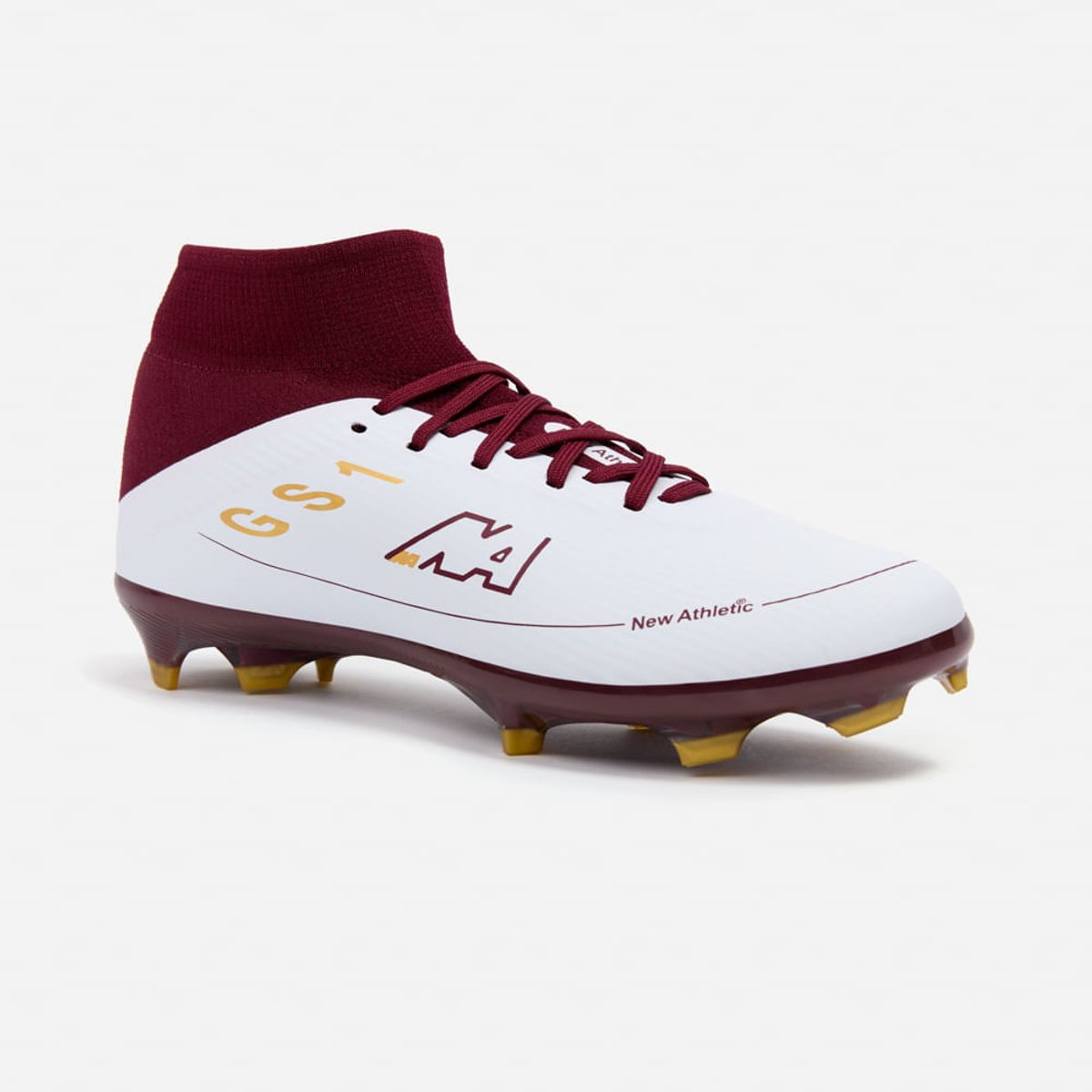 NEW ATHLETIC - Zapatillas New Athletic Football Guets129 Blanco Con Vino Hombre