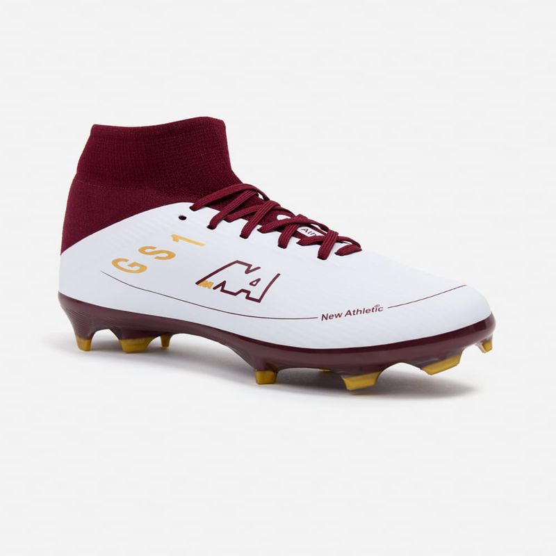NEW ATHLETIC - Zapatillas New Athletic Football Guets129 Blanco Con Vino Hombre