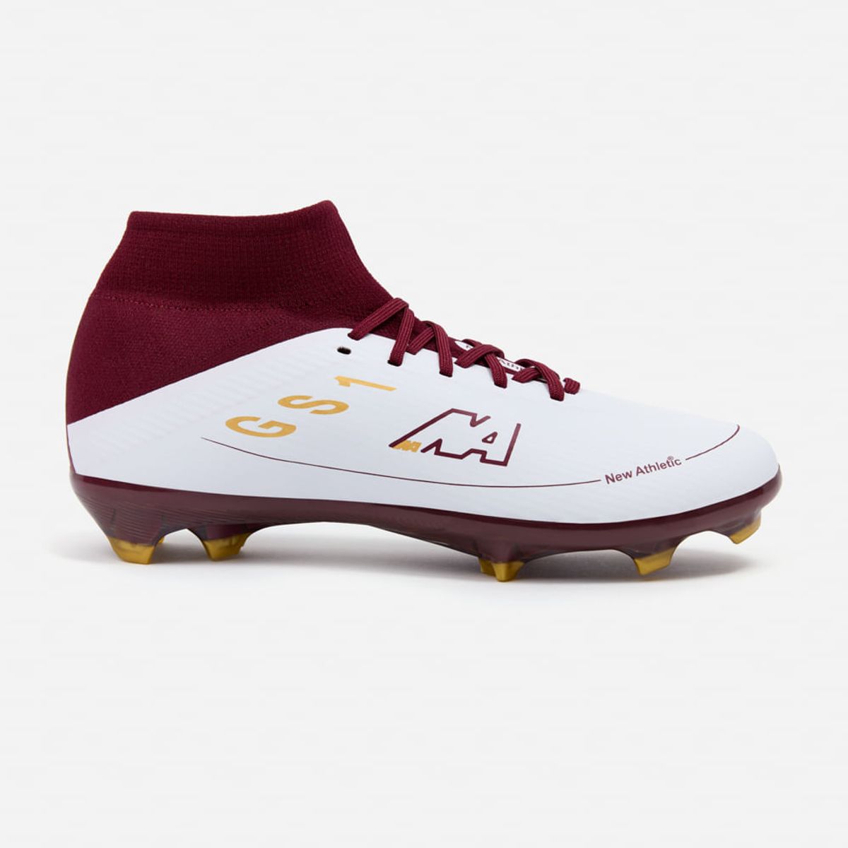 NEW ATHLETIC - Zapatillas New Athletic Football Guets129 Blanco Con Vino Hombre