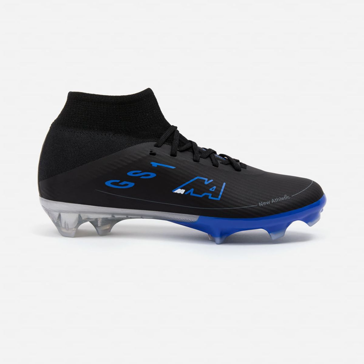 NEW ATHLETIC - Zapatillas New Athletic Football Guets129 Negro Con Azul Juvenil