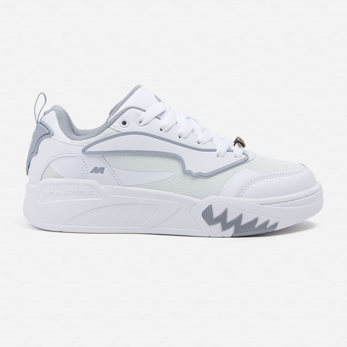 NEW ATHLETIC - Zapatillas New Athletic Skateboarding Kuel101 Blanco Con Gris Hombre