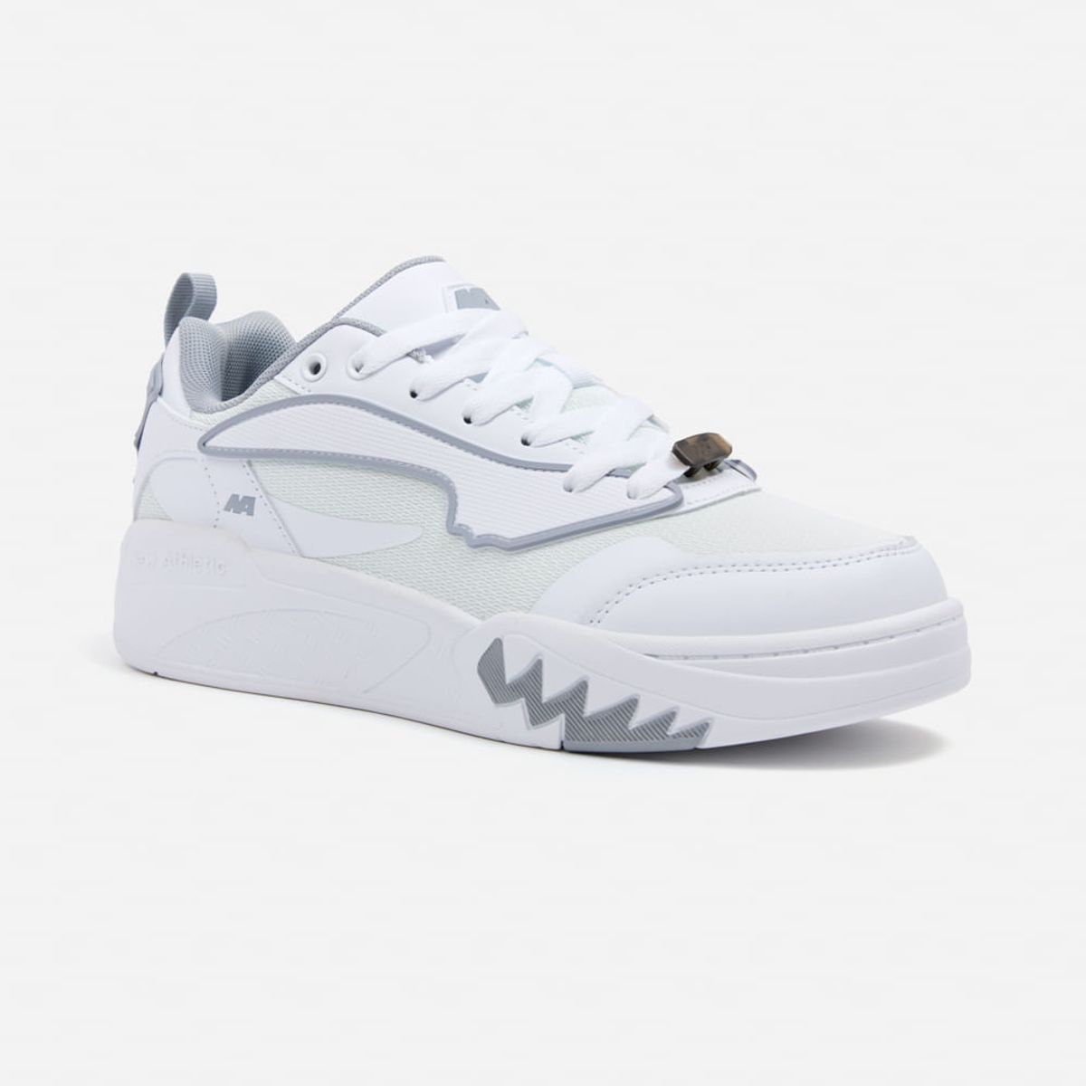 NEW ATHLETIC - Zapatillas New Athletic Skateboarding Kuel101 Blanco Con Gris Hombre