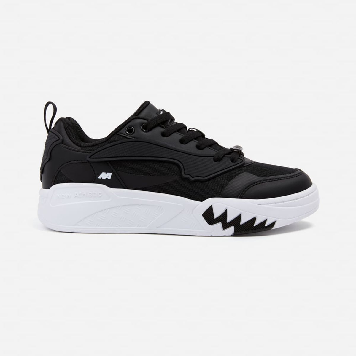 NEW ATHLETIC - Zapatillas New Athletic Skateboarding Kuel101 Negro Con Blanco Mujer