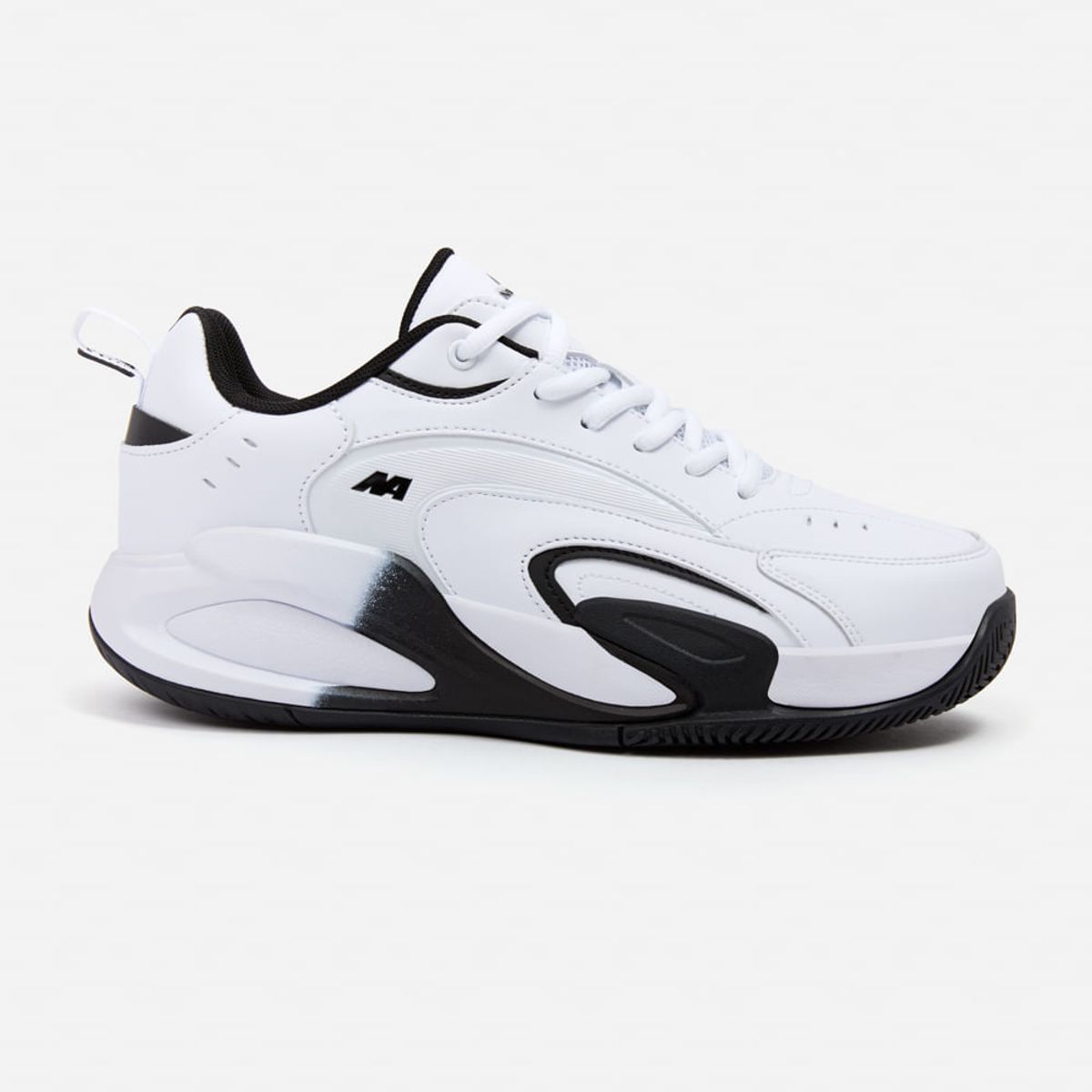 NEW ATHLETIC - Zapatillas New Athletic Tennis Streeth28 Blanco Con Negro Hombre