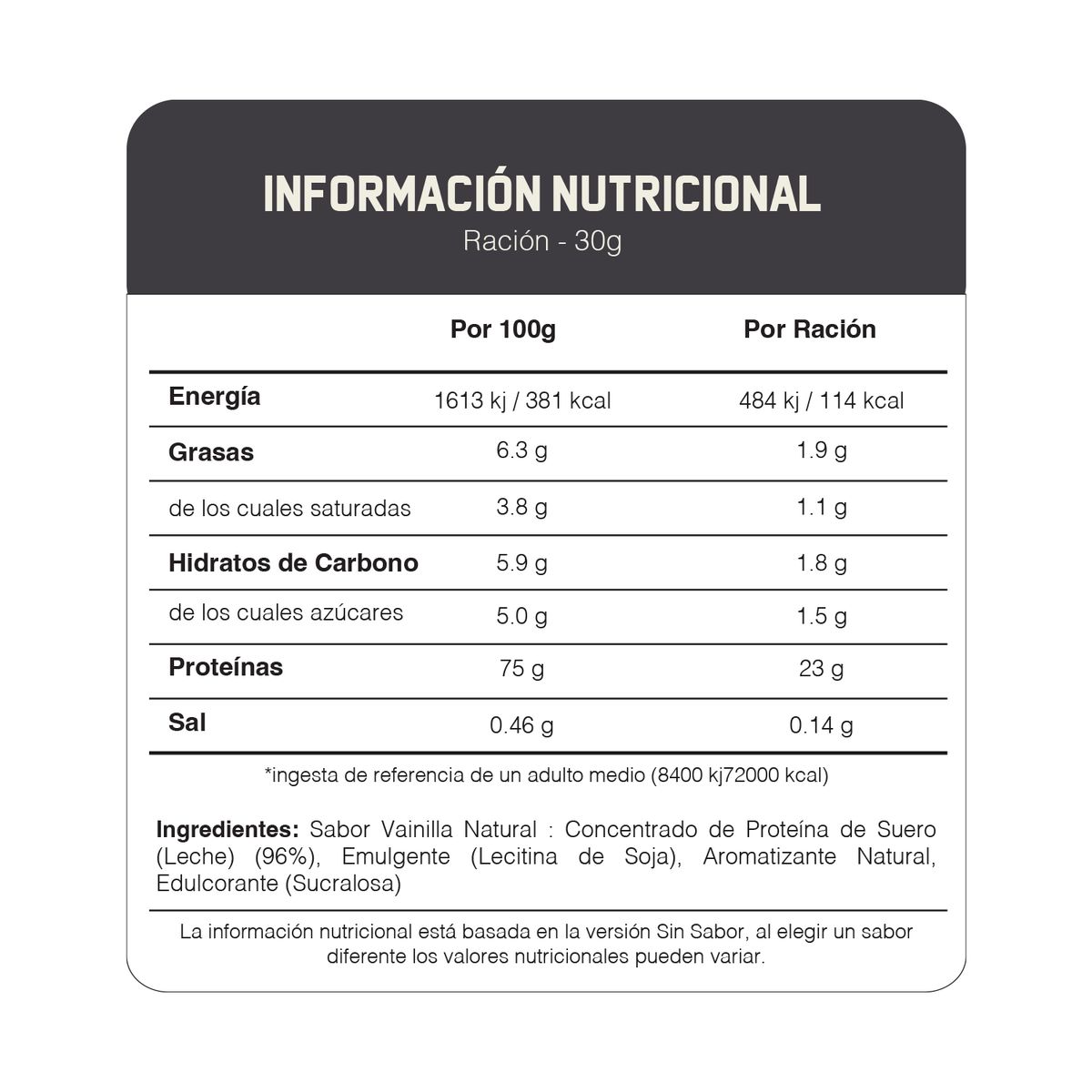 Myprotein - Impact Whey Protein My Protein 2.5 Kg Vainilla
