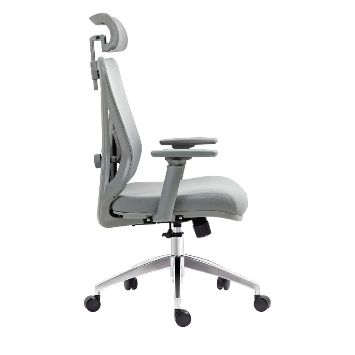 OFIDEAS - Silla de Oficina Presidencial Syncro Smart Pro Blanco Gris Ofideas