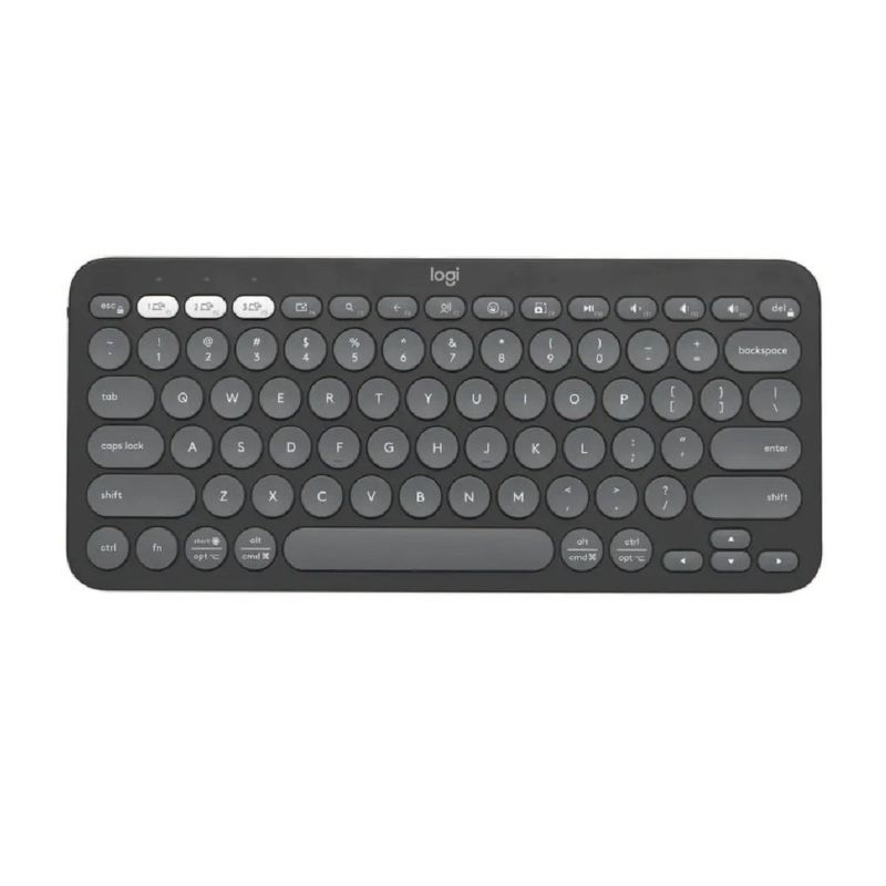 LOGITECH - Teclados Logitech Pebble 2 K380S Bluetooth/wireless SP Grafito