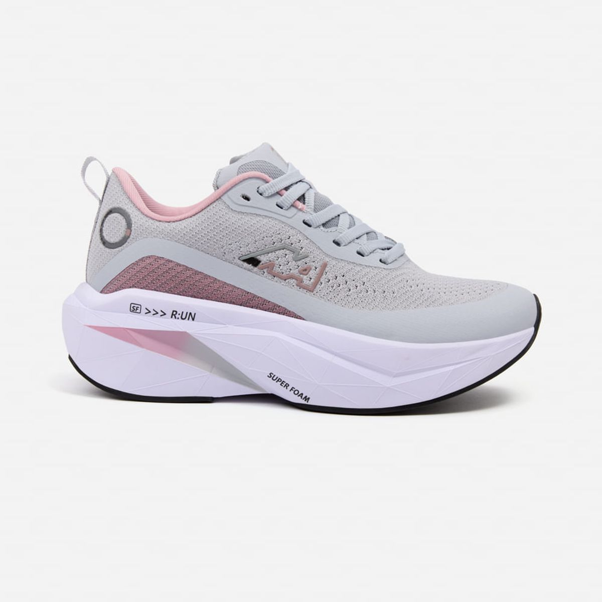 NEW ATHLETIC - Zapatillas New Athletic Running Foam149 Gris Con Rosado Mujer