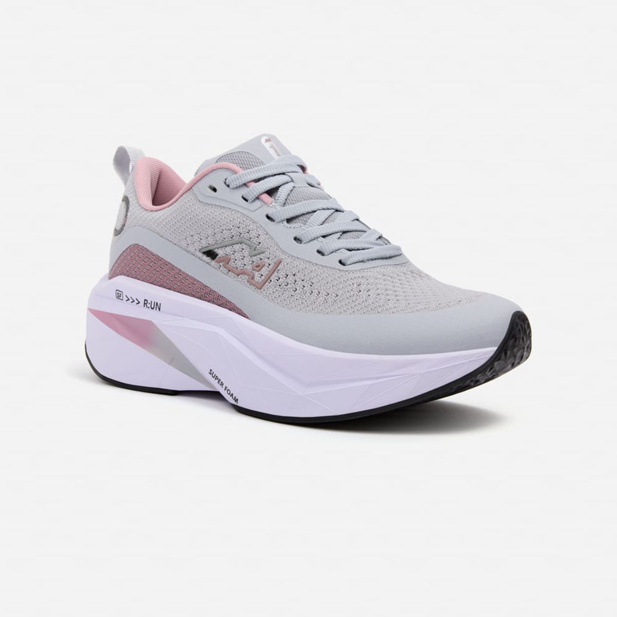 NEW ATHLETIC - Zapatillas New Athletic Running Foam149 Gris Con Rosado Mujer