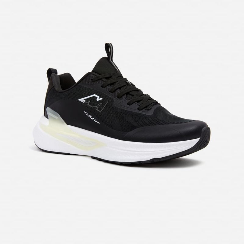 NEW ATHLETIC - Zapatillas New Athletic Running Foam153 Negro Con Crema Mujer