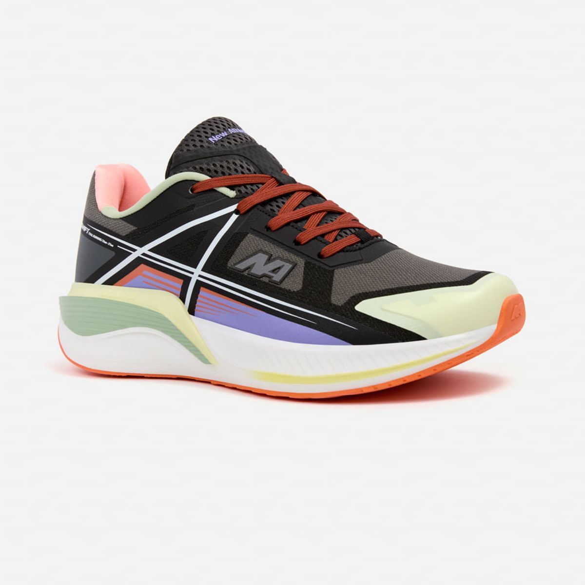 NEW ATHLETIC - Zapatillas New Athletic Running Spoom116 Negro Con Azul Claro Hombre